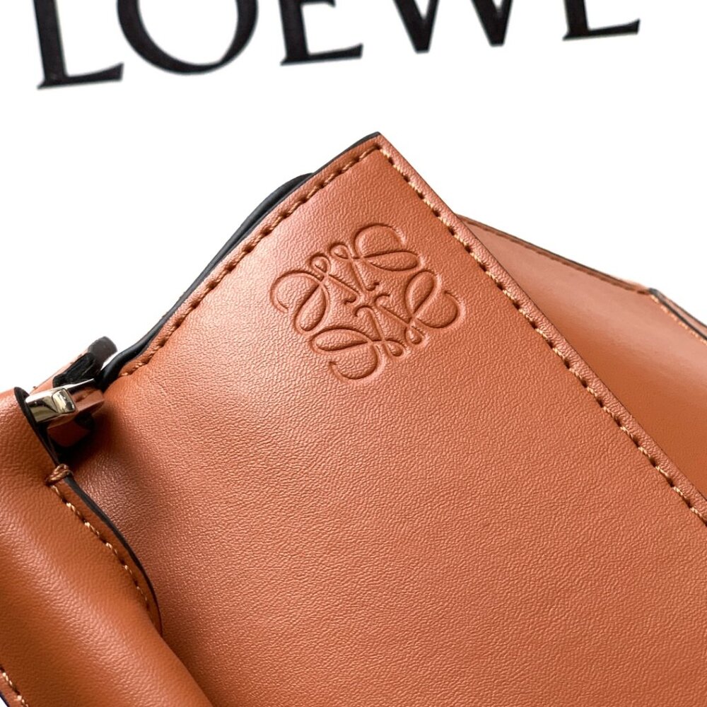 LOEWE Puzzle small geometric patchwork crossbody … - image 5
